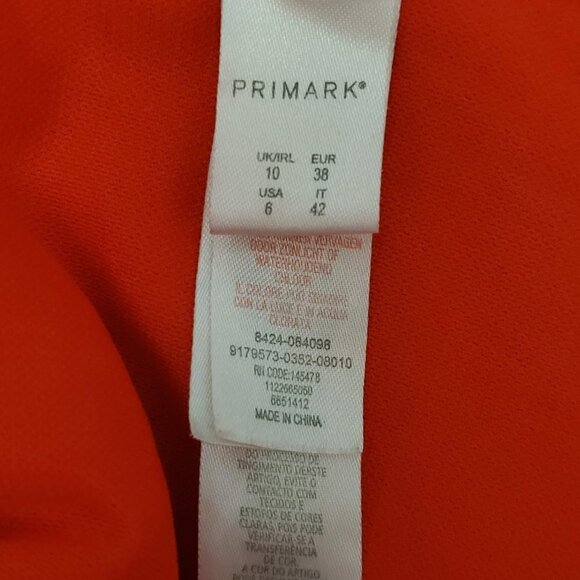 💎Primark Terry Cloth Red One Piece Swimsuit - Picture 5 of 11